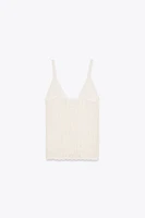 KNIT STRAPPY TOP