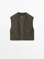 Gilet froncé