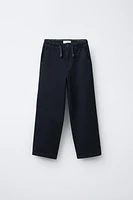 TEXTURED STRETCH PANTS