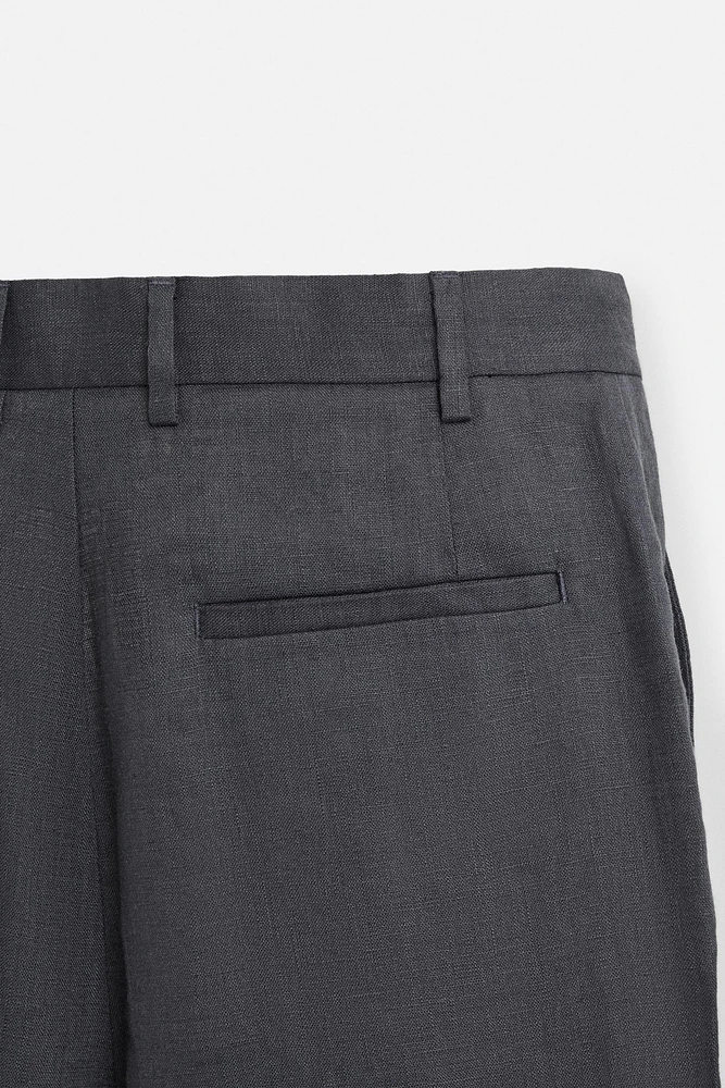 100% LINEN SUIT PANTS