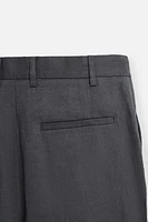 100% LINEN SUIT PANTS