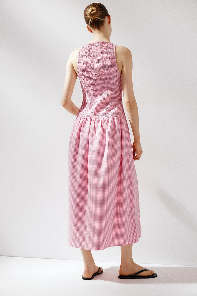 ROBE MI-LONGUE À CARREAUX VICHY