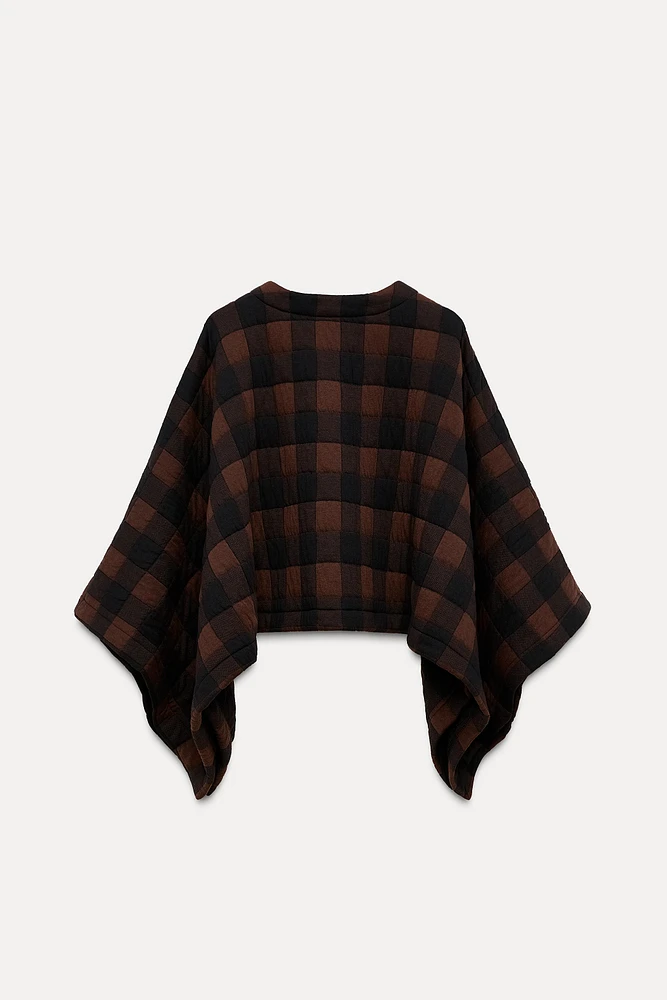 PADDED CHECKERED JACKET