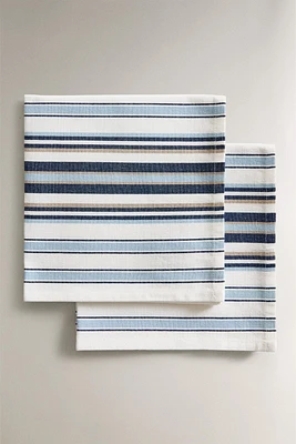 IRREGULAR STRIPED NAPKINS (SET OF 2)