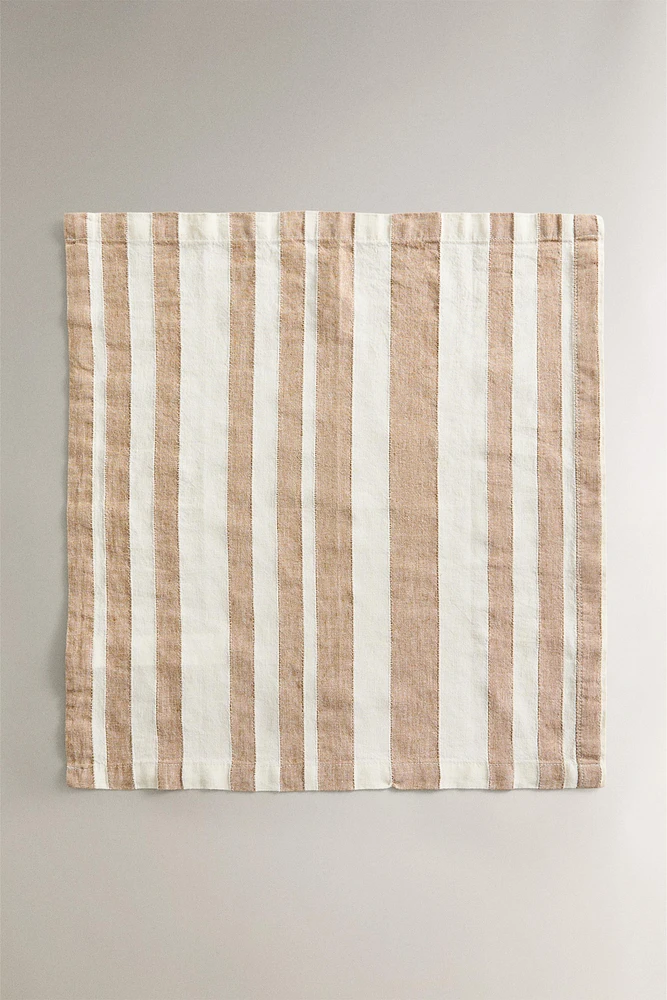 SET OF STRIPED LINEN NAPKINS (SET OF 2)