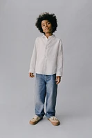 LINEN BLEND SHIRT