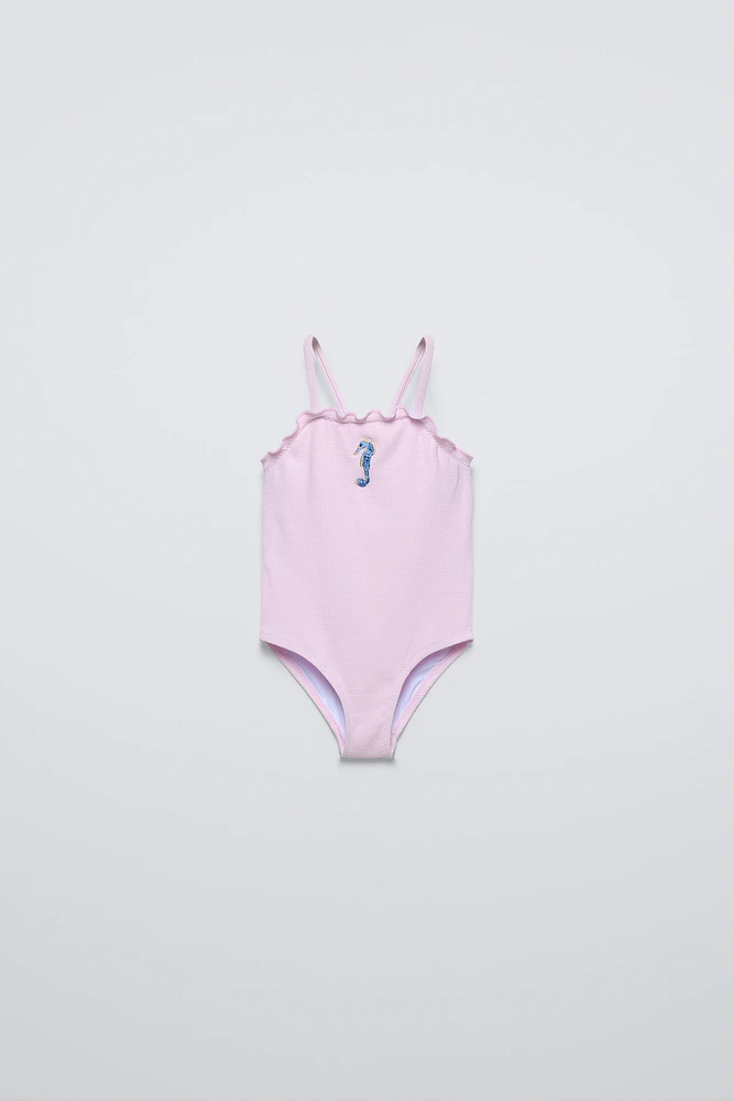 2-4 ANS/ MAILLOT DE BAIN HIPPOCAMPE