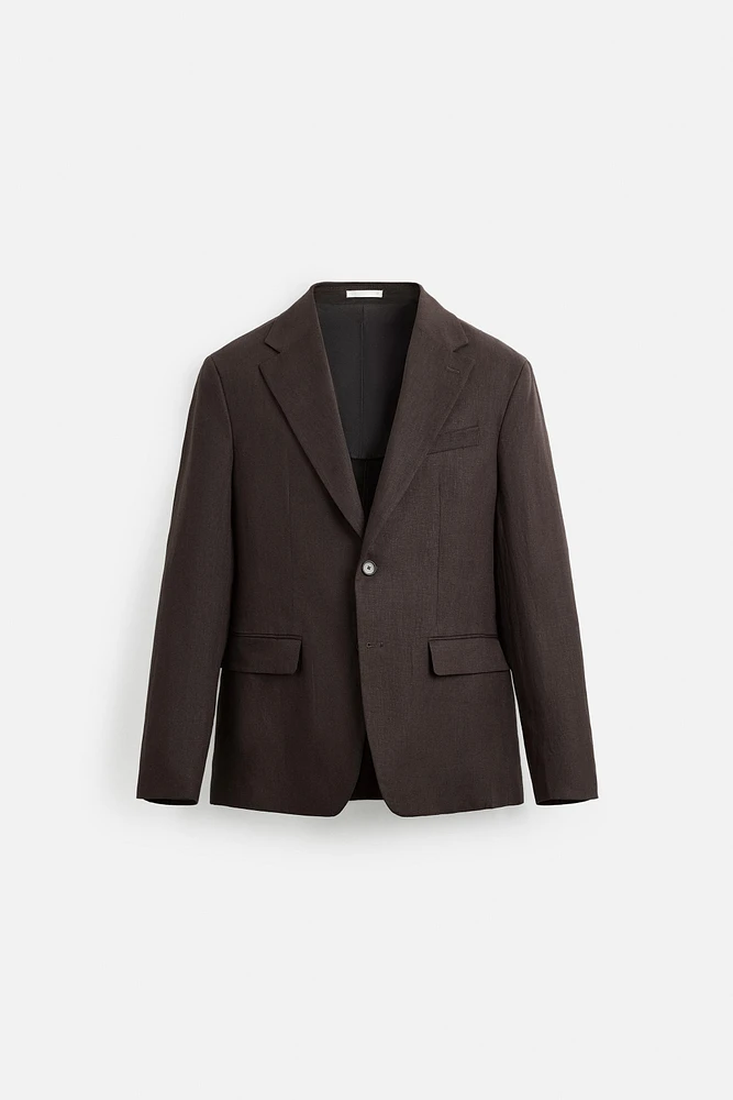 100% LINEN SUIT BLAZER