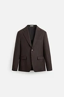 100% LINEN SUIT BLAZER