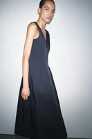 ZW COLLECTION ZIPPER MIDI DRESS