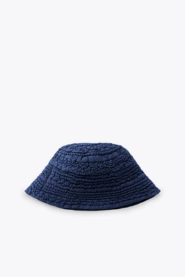 TEXTURED BUCKET HAT X FANGLU LIN