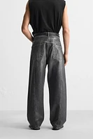 WAXED EFFECT JEANS LIMITED EDITION