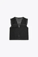 EMBROIDERED TOP