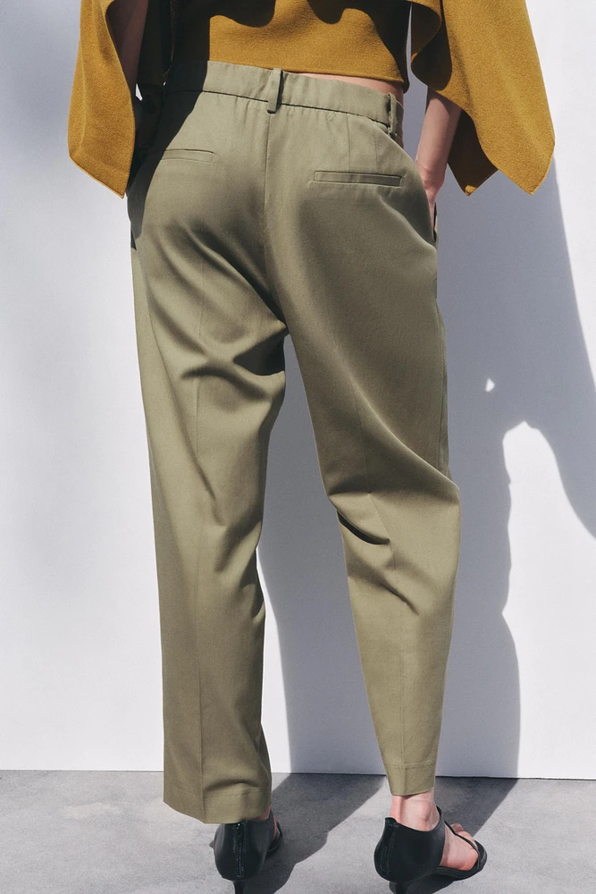 PANTALON À PINCES COLLECTION ZW