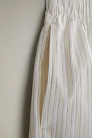 SHORT COTON RAYURES