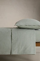 CHILDREN’S GINGHAM FLAT SHEET