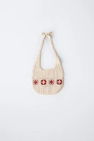 TEXTURED CROCHET BIB