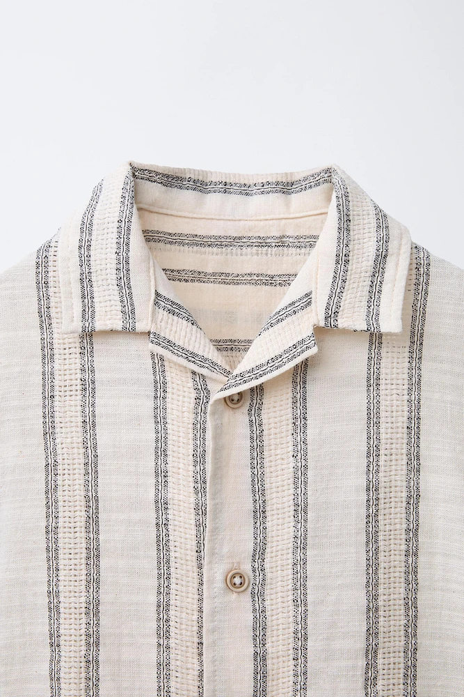 STRIPED RUSTIC SHIRT