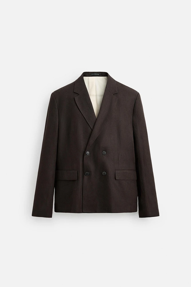 SUIT JACKET 100% LINEN