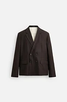 SUIT JACKET 100% LINEN