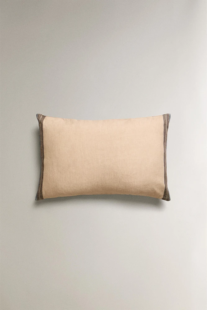 STRIPED THROW PILLOW COVER