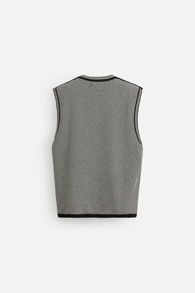 RELAXED FIT KNIT TANK TOP