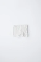 AGES -6/ THREE-PACK OF RIBBED BOXERS WITH LABEL