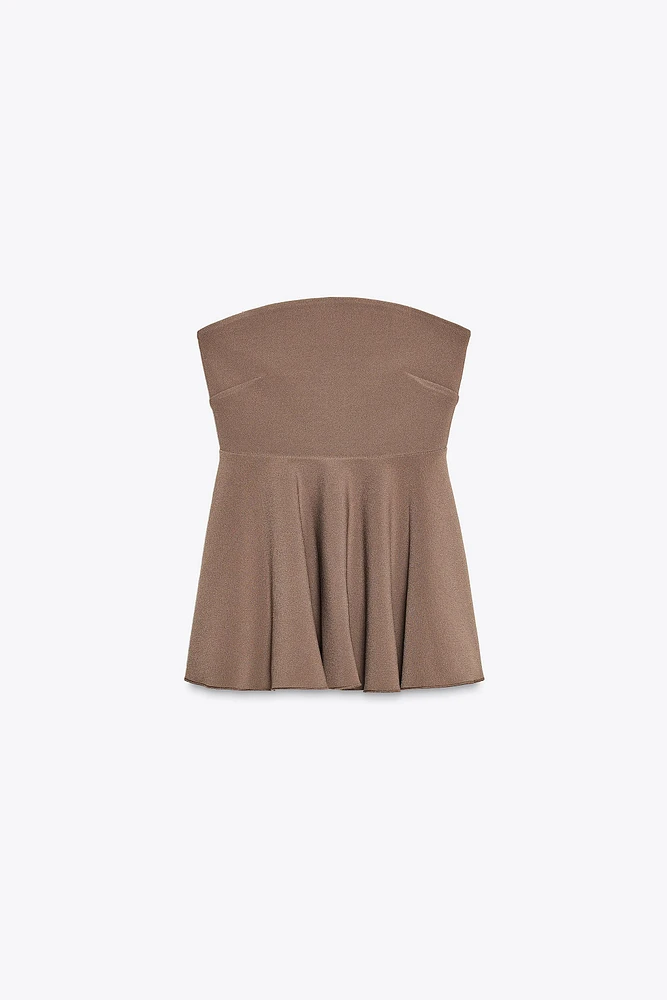 TOP BUSTIER EN CRÊPE