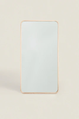 GRAND MIROIR RECTANGULAIRE CADRE ARRONDI