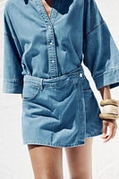 JUPE-CULOTTE Z1975 CROISÉE EN JEAN