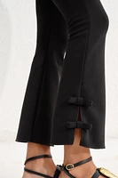 LEGGING STRETCH FLARE AVEC LACETS