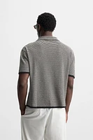 STRIPED KNIT SHIRT