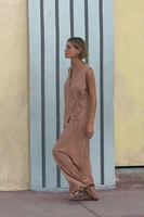 PANTALON FLUIDE À PINCES