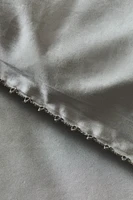 CHILDREN'S DUVET COVER WITH EMBROIDERED TRIM