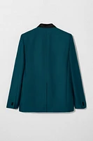 BLAZER SMOKING CONTRASTE BOBBY GILLESPIE X ZARA