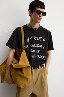 TEXT PRINT T-SHIRT