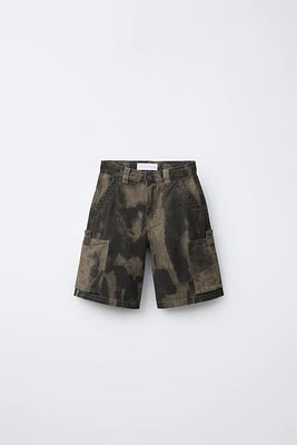 SPOTTED PRINT SHORTS