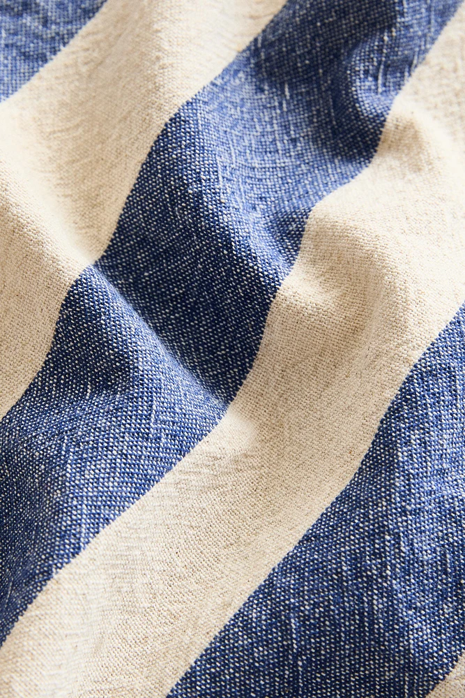 SET OF DYED THREAD STRIPED NAPKINS (SET OF 2)