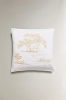 HORSE THROW PILLOW COVER