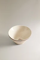 STONEWARE FISH BOWL