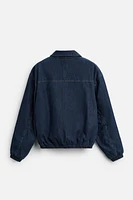 QUILTED DENIM JACKET