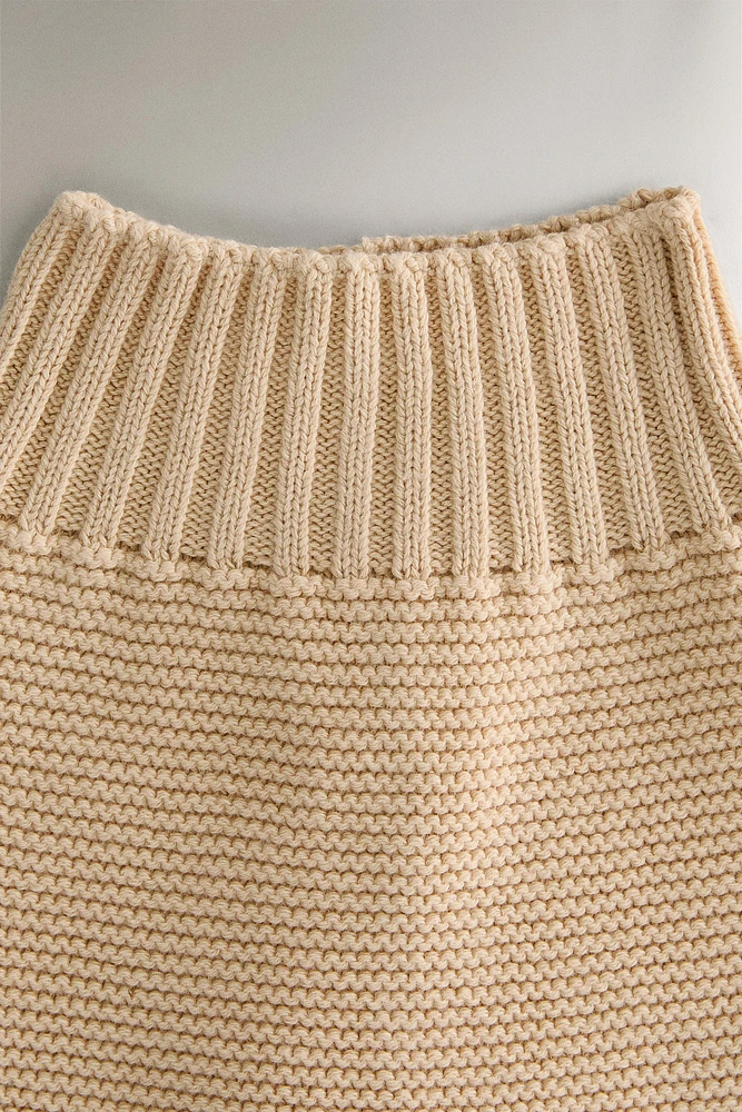CHILDREN’S CHUNKY KNIT FOOTED LEGGINGS