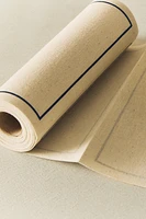 ROLL OF COTTON NAPKINS WITH BORDER (SET OF 20)