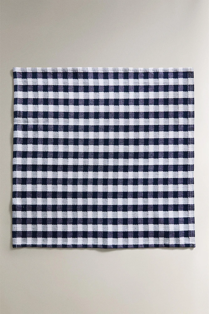 SERVIETTES DE TABLE VICHY CARREAUX (LOT DE 2)