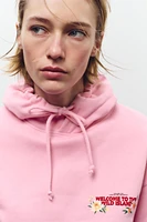 SWEAT À CAPUCHE IMPRIMÉ