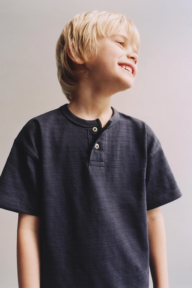 PLAIN HENLEY SHIRT