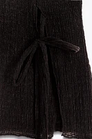 TOP À TEXTURE AVEC CEINTURE