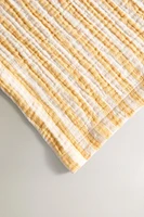 PLAID GAZE DE COTON RAYURES
