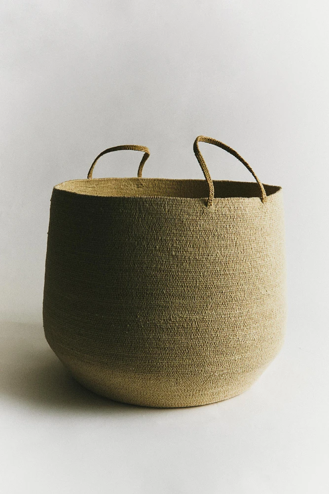 SEAGRASS BASKETS WITH HANDLES