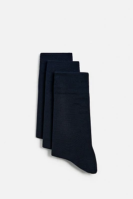 3 PACK OF MERCERIZED SOCKS